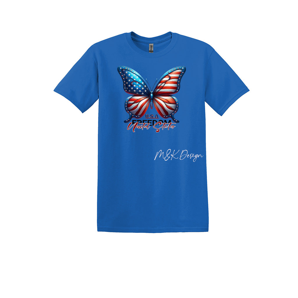 Amecian Butterfly_Teal Blue