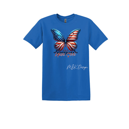 Amecian Butterfly_Teal Blue