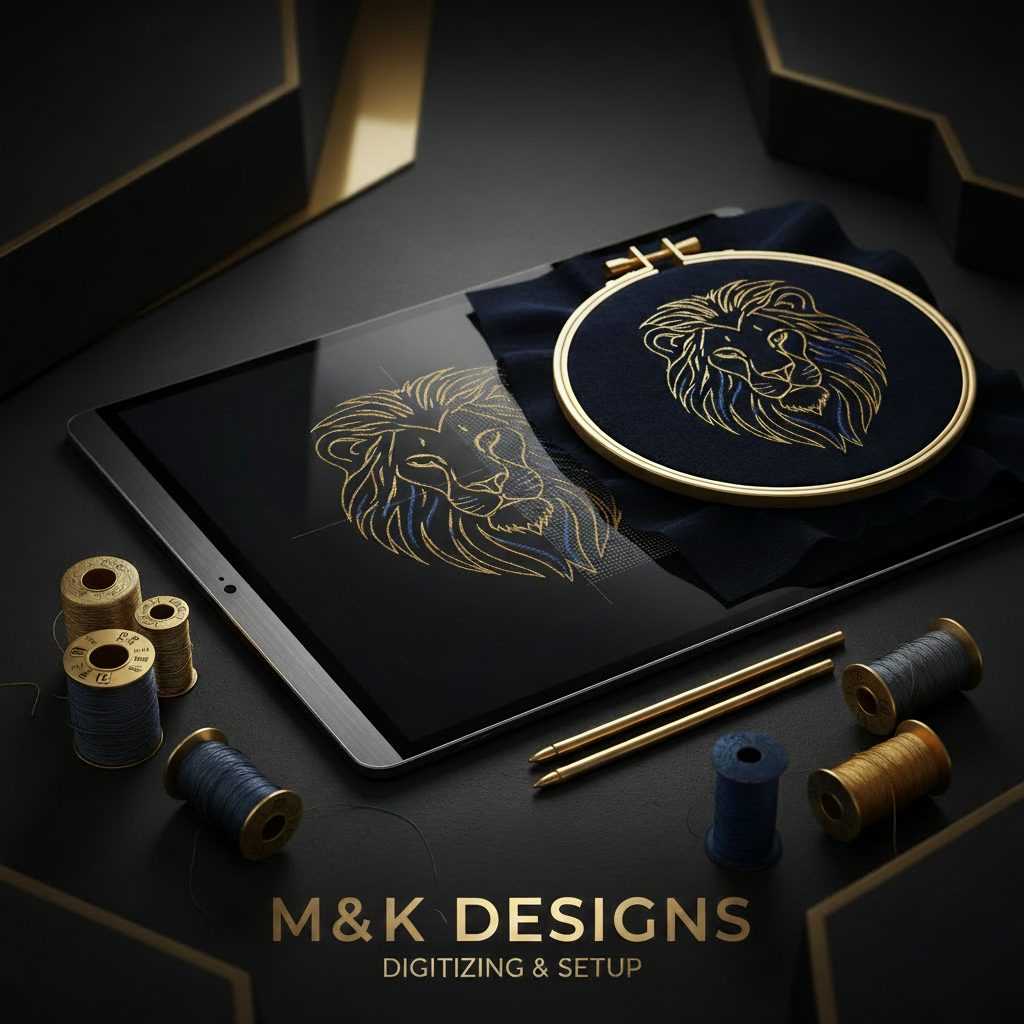M&K Designs Digitizing & Setup Fee